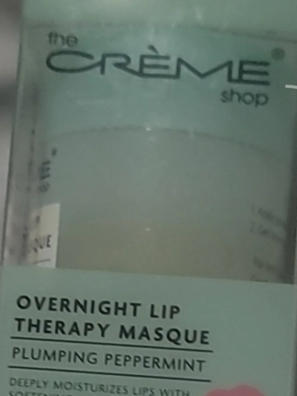 The Crème Shop Overnight Lip Therapy Masque in Plumping Peppermint